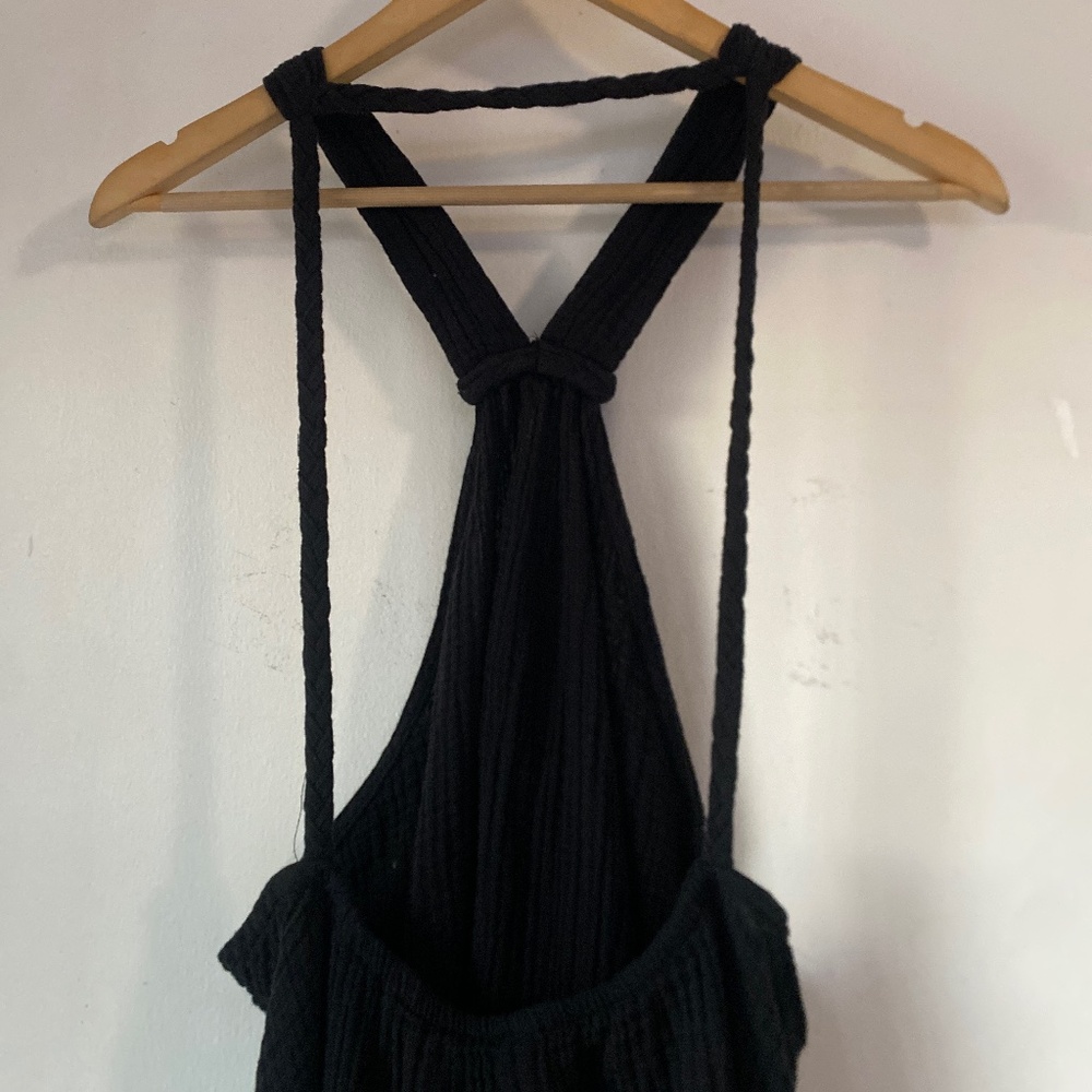 Anthropologie L Braided Halter Mini Dress - Picture 10 of 14